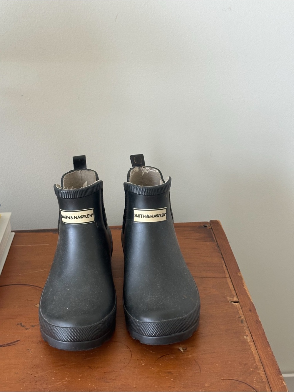Smith & Hawken Black Short Rain Boots